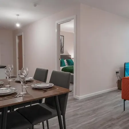 Modern 2 Bed Apartment In Manchester - Sleeps 4 Extérieur photo
