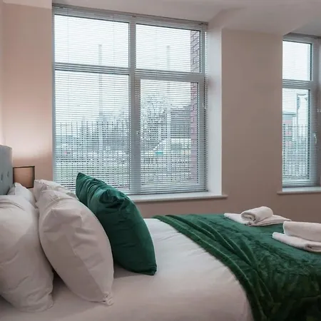 Modern 2 Bed Apartment In Manchester - Sleeps 4 Extérieur photo