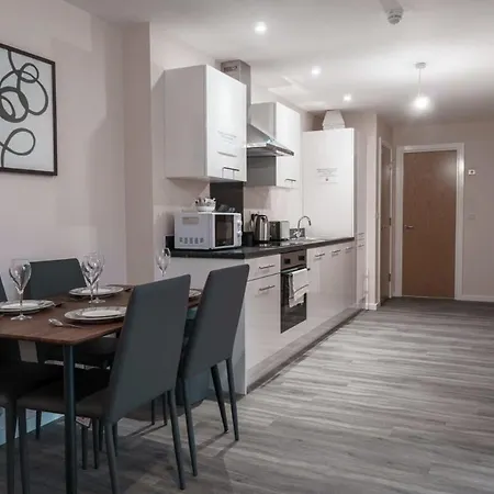 Modern 2 Bed Apartment In Manchester - Sleeps 4 Extérieur photo